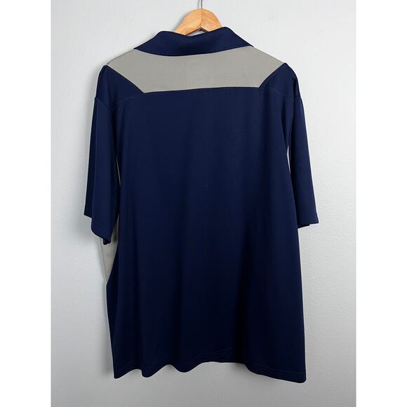 NFL Team Apparel Men's 2XL Patriots Polo Shirt New England Performance Golf TX3 - Picture 3 of 9